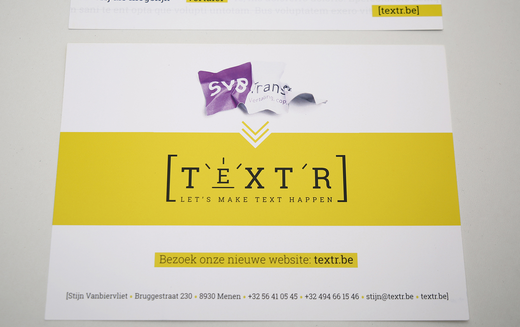 Klaveren Haas grafische vormgeving, grafisch ontwerp, reclamebureau, storytelling, contentmarketing, marketing, visual storytelling, reclame, branding, offline mailing TextR